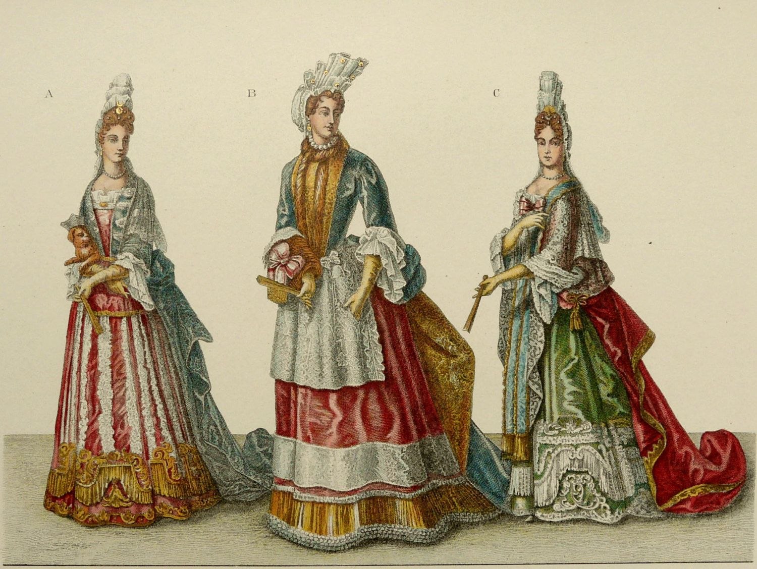 Барокко одежда 17 века