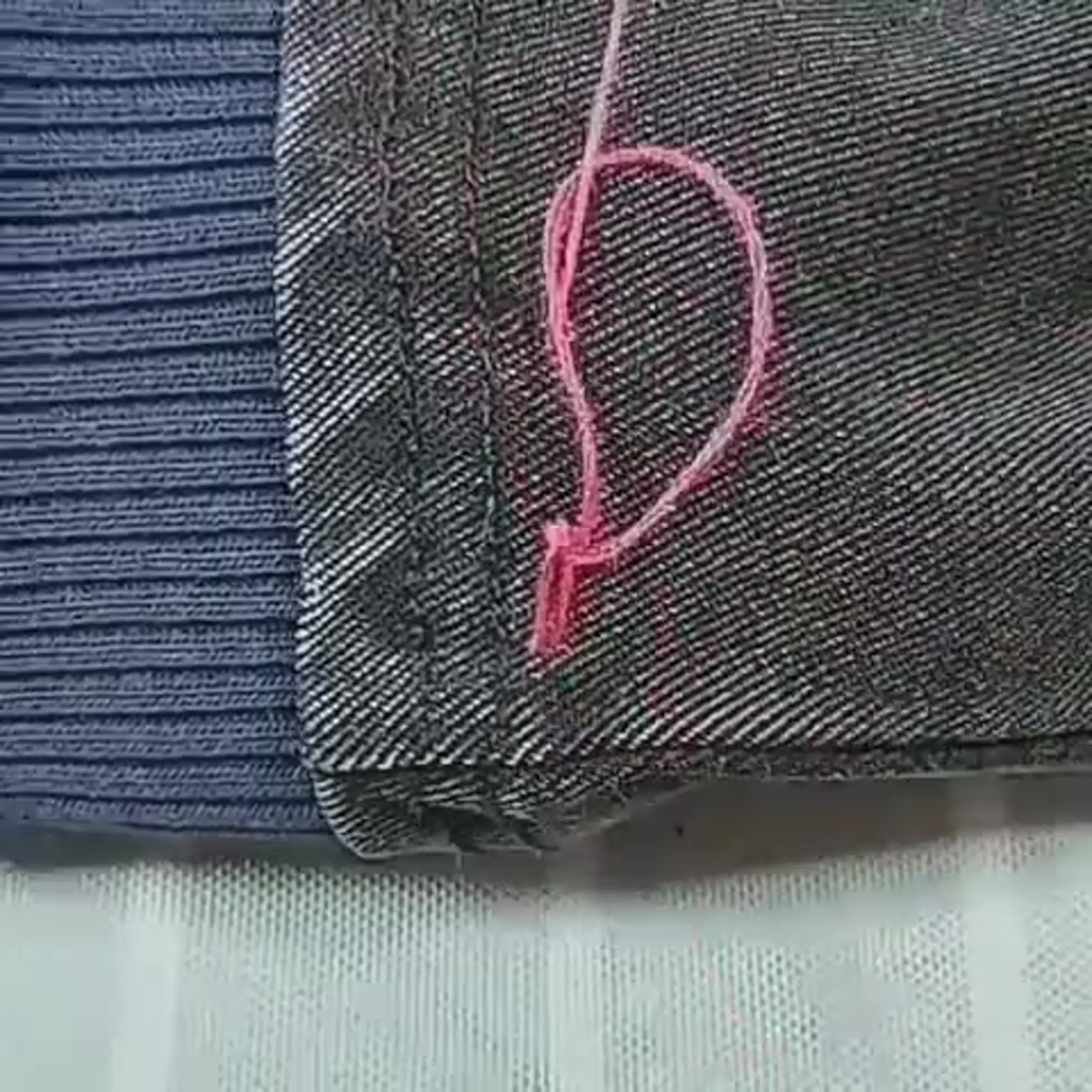 Невидимый шов для сшивания