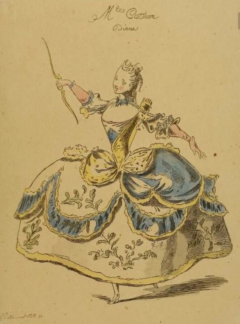 Балетный костюм XVIII века