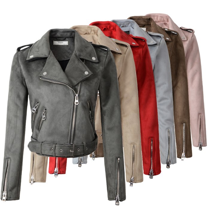 Косуха зеленая женская замша Vero Moda