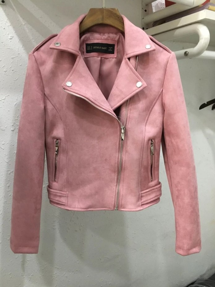 Байкерская куртка женская Zara замшевая