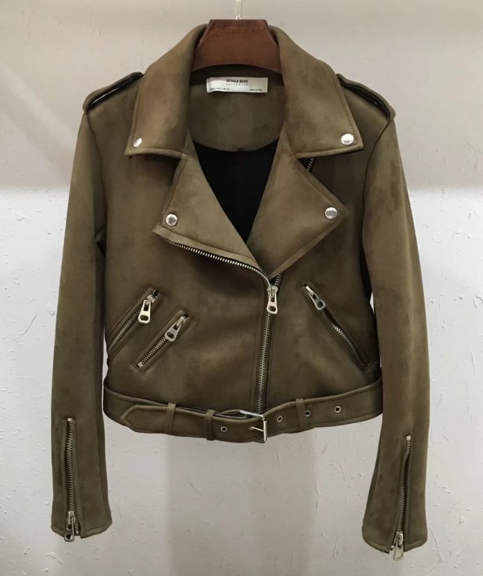 Замшевая косуха Zara 2021