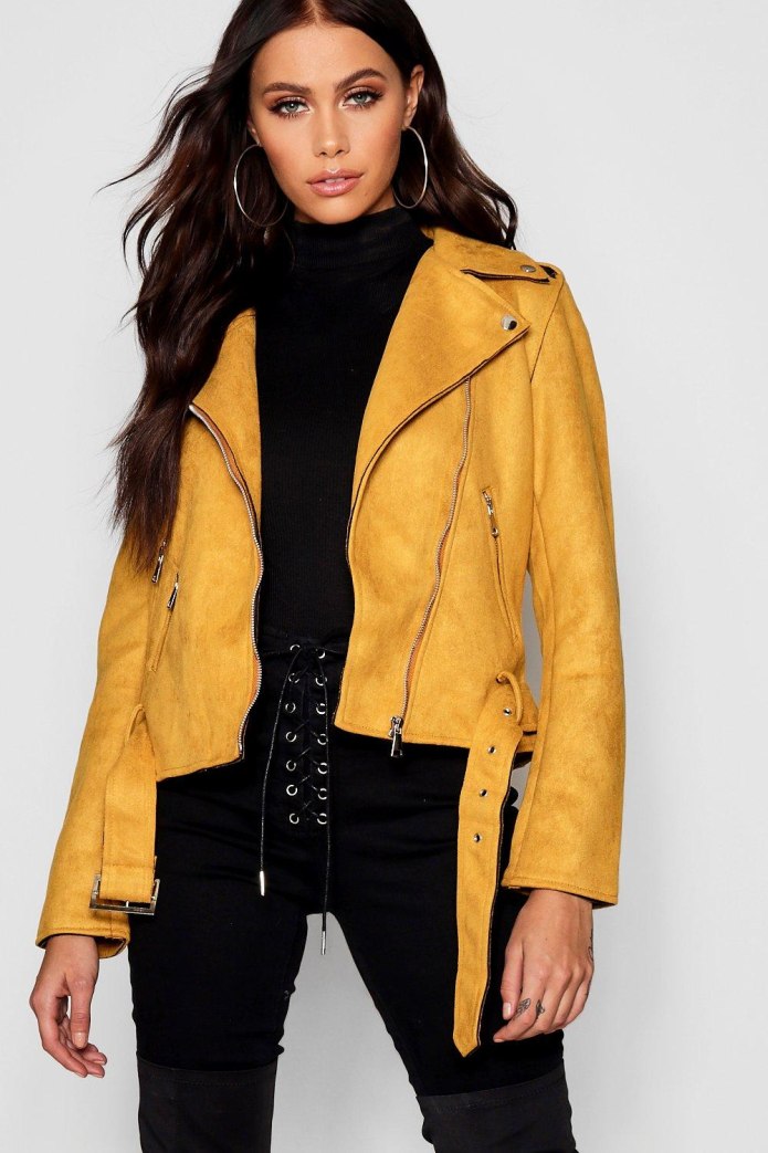 Замшевая косуха Zara