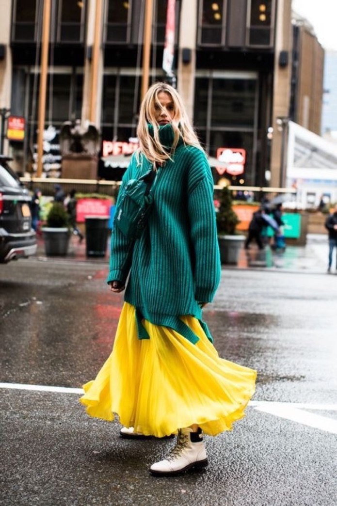 Street Style New York осень 2020