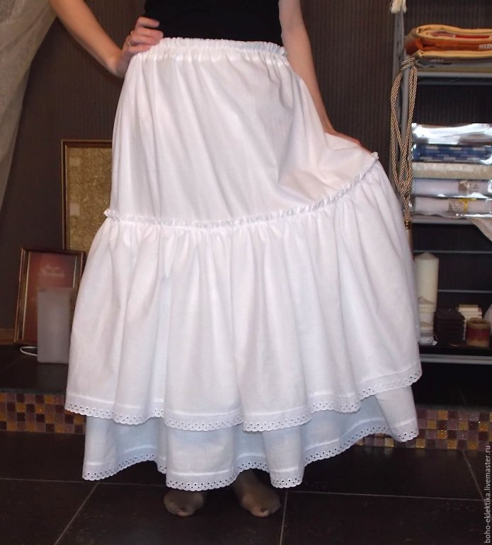 Подъюбник из хлопка