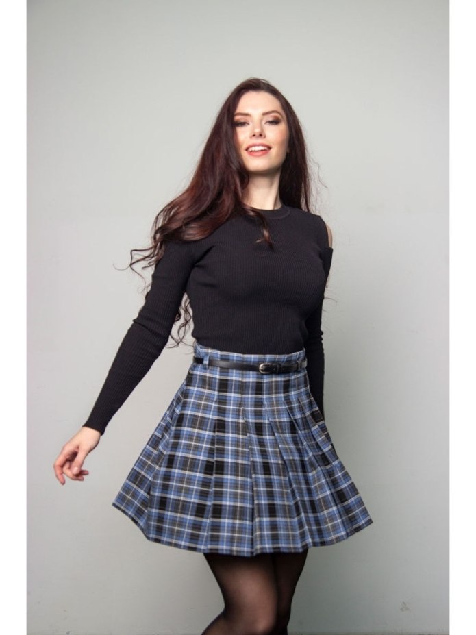 Юбка килт Burberry шерсть