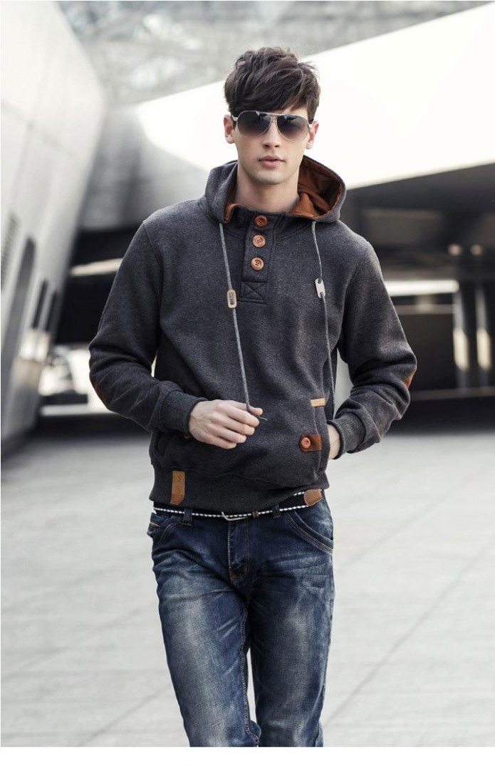 Alcott man Sweater с капюшоном