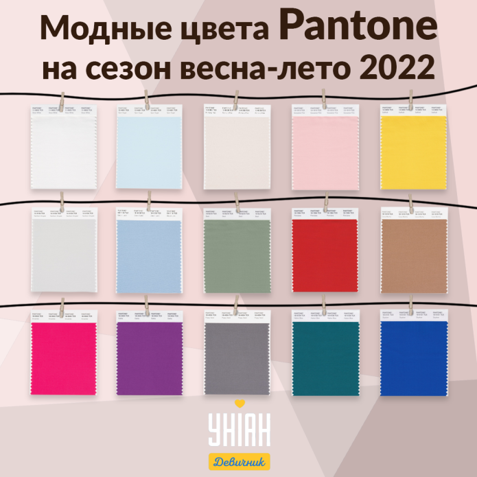 Пантон цвета 2022-2023