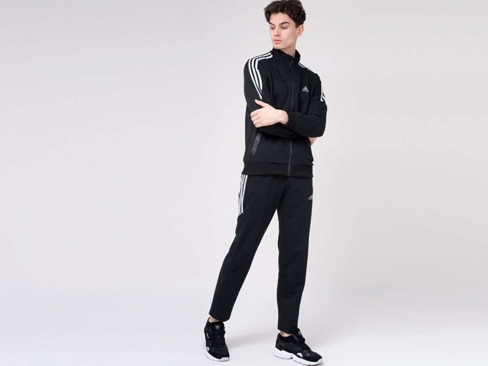Мужской спортивный костюм adidas черный