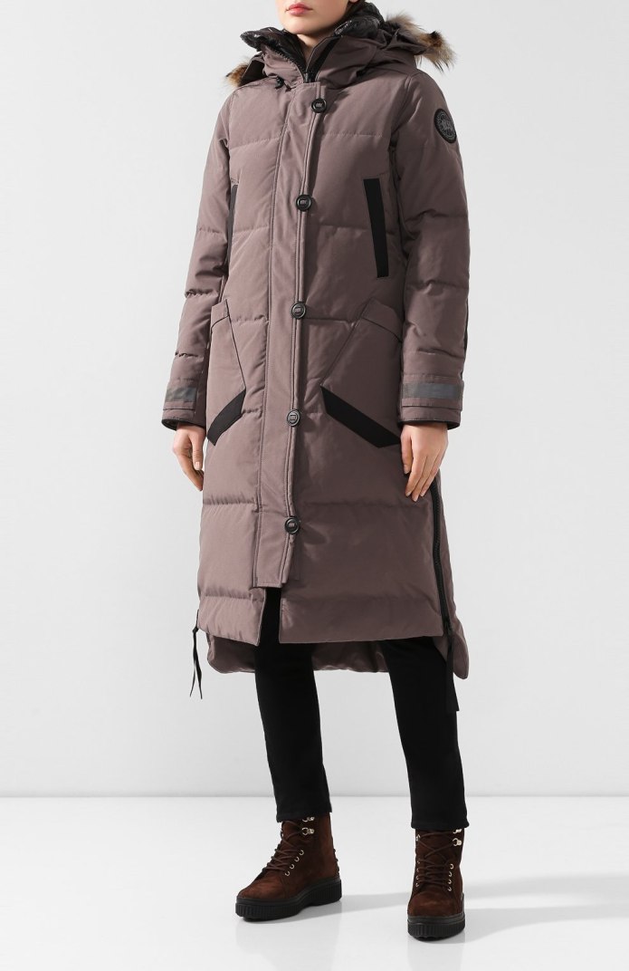 Canada Goose Parka женская красная