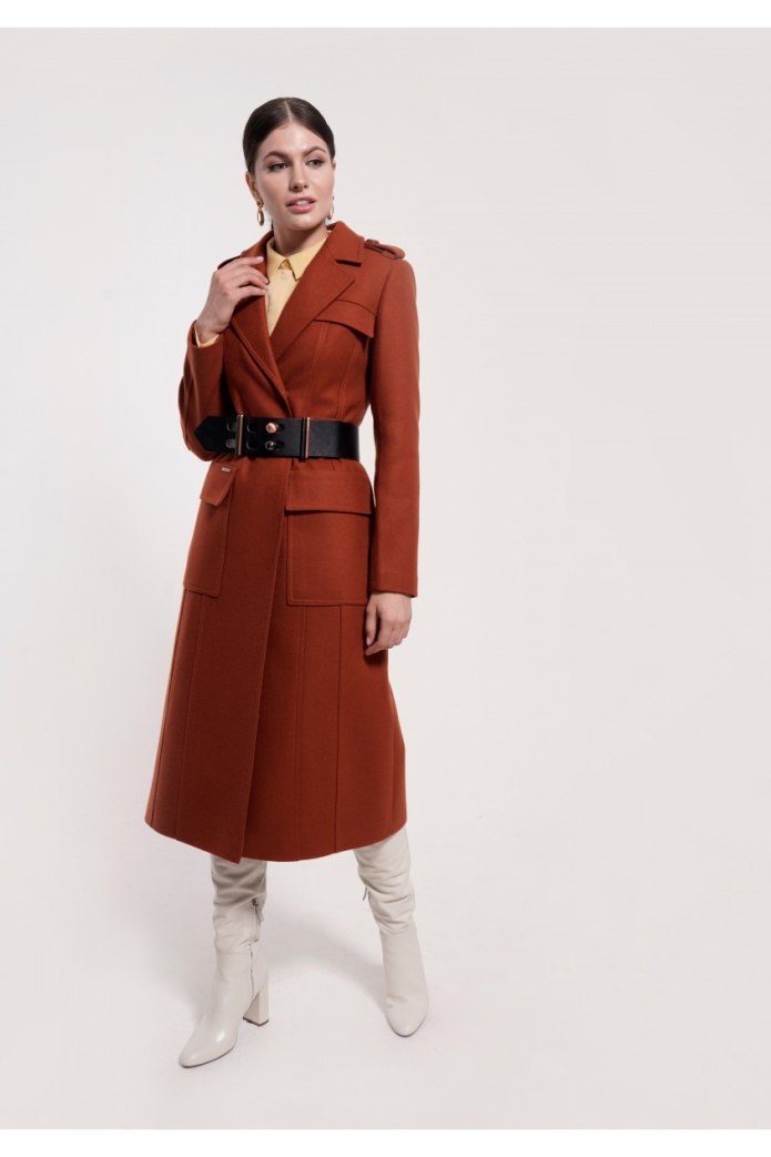 Max Mara двубортное пальто