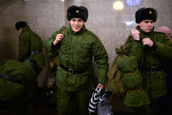 Солдат армии РФ срочники