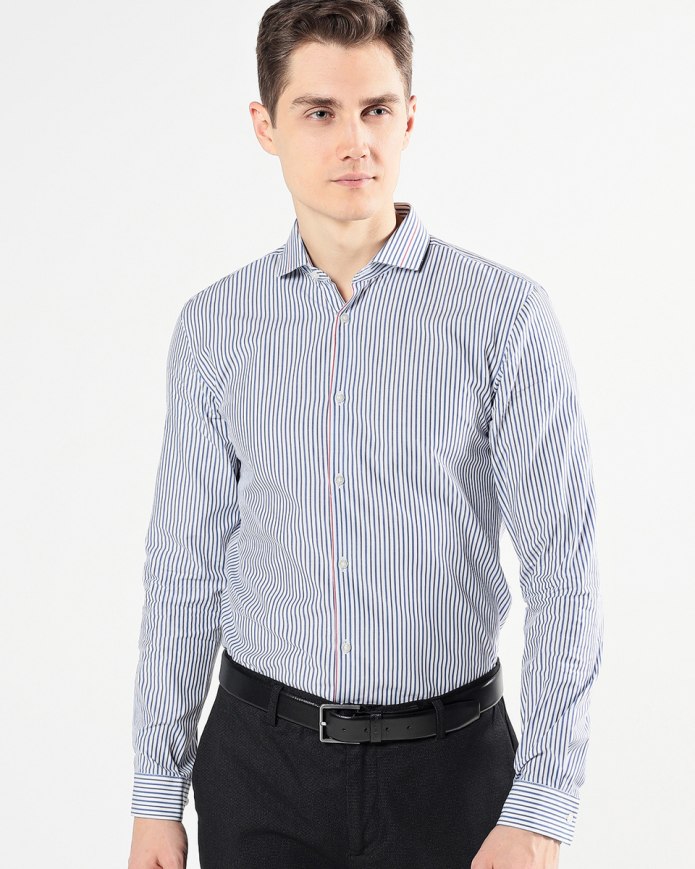 Extra-Slim-Fit Nappa-Leather Jacket with Stand Collar Style lonas - 50437190 Boss кцртка