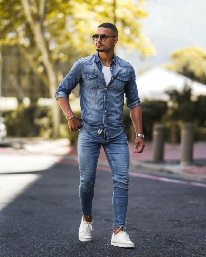 Mujskoy Style Jeans Jacket Style мужской