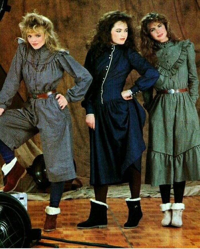 Пальто женское стиль 80-х