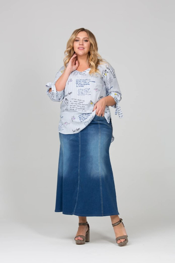 Vero Moda юбка джинсовая 5713756436201