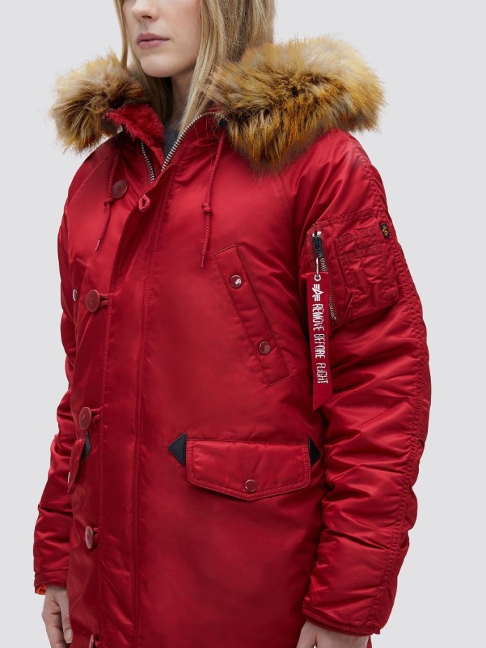 Куртка Аляска женская Apolloget Oxford (simple Red/White)