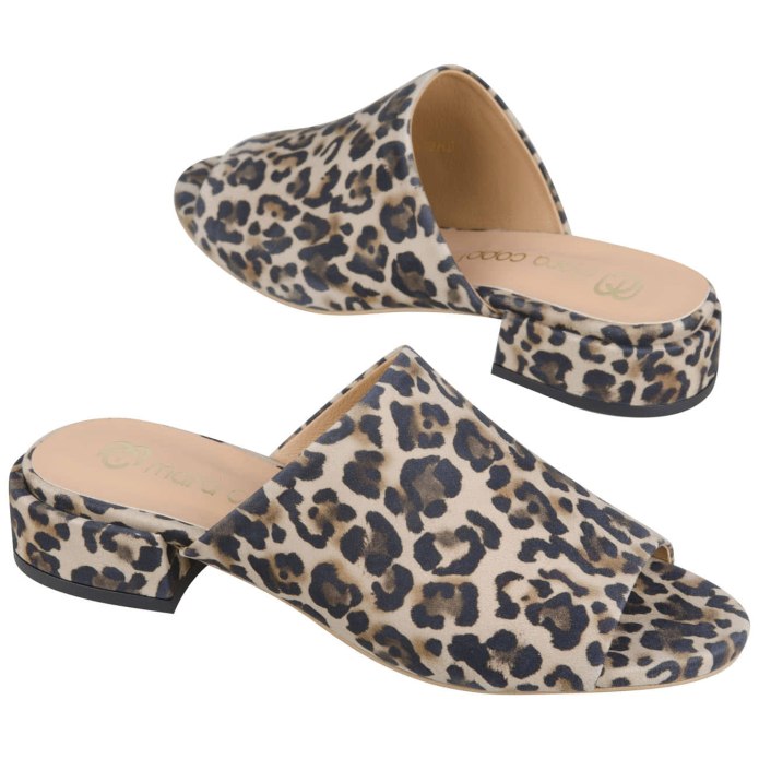 Steve Madden леопардовые сабо меховые