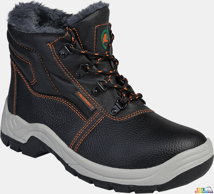 Ботинки утеплённые МС 108 ROVERBOOTS (иск.мех,ТПУ С металлоподноском)