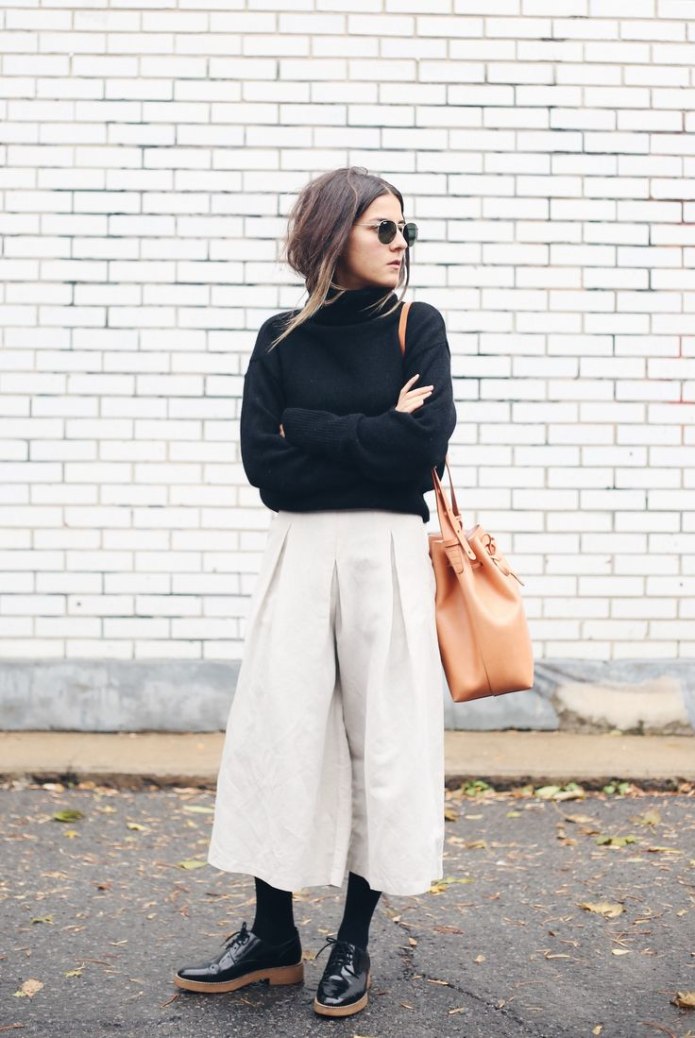 Брюки кюлоты Street Style