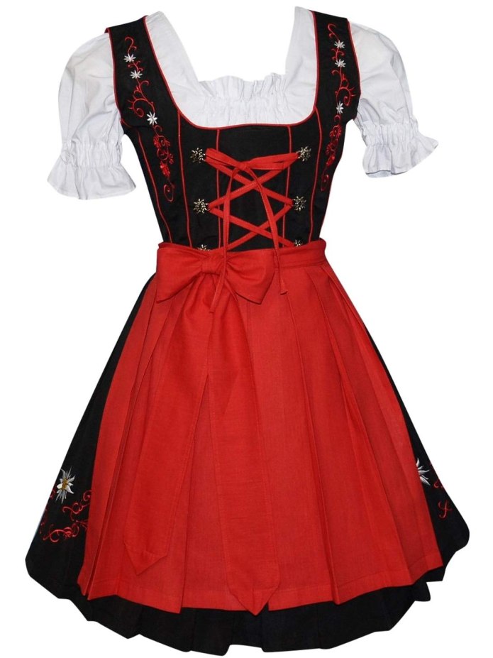 Dirndl Womens lederhosen Fancy Dress Costume Oktoberfest wench