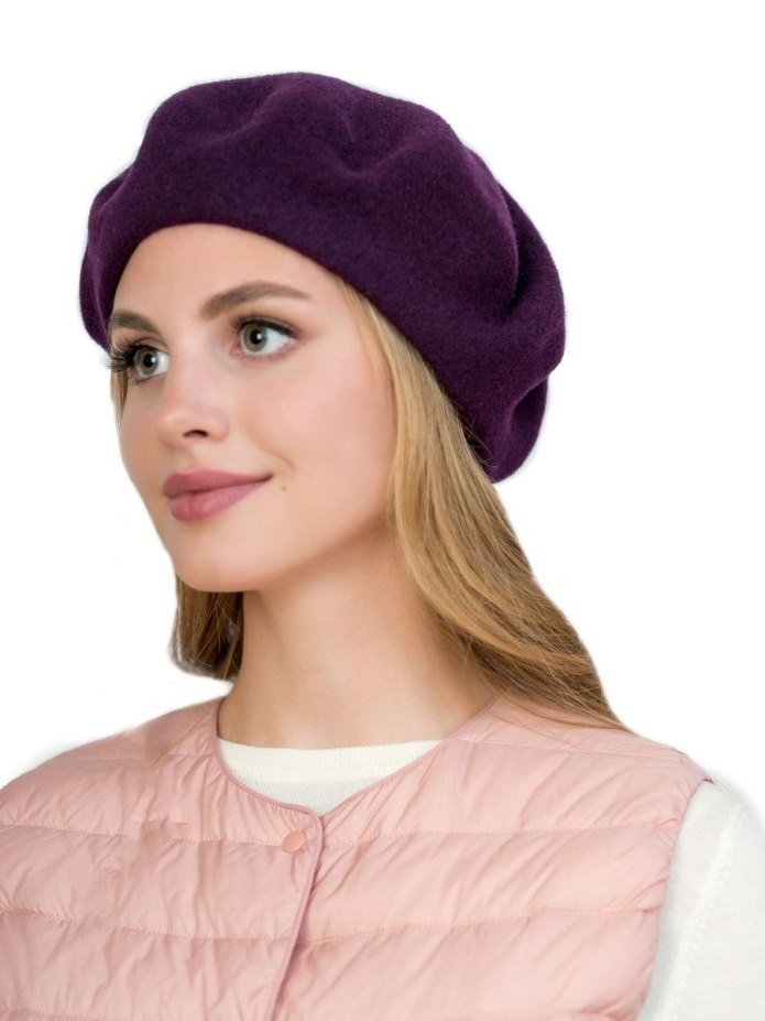 Береты женские из бархата