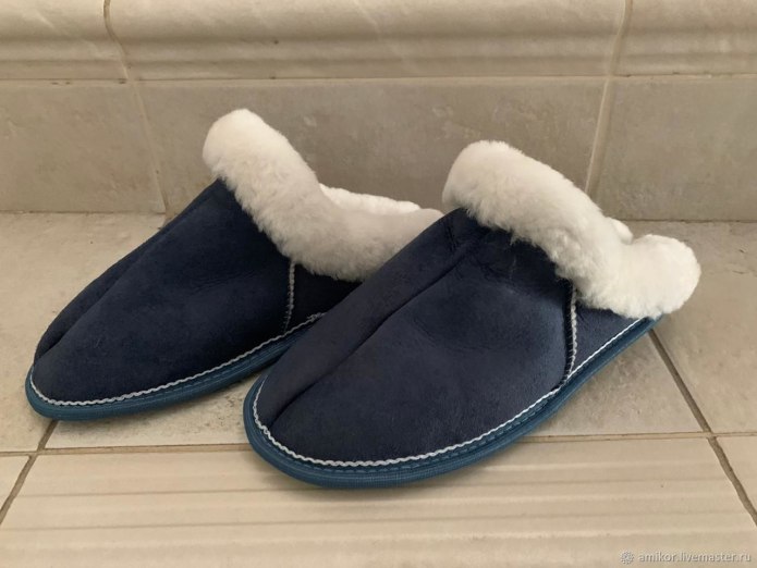Чуни детские из овчины зимние
