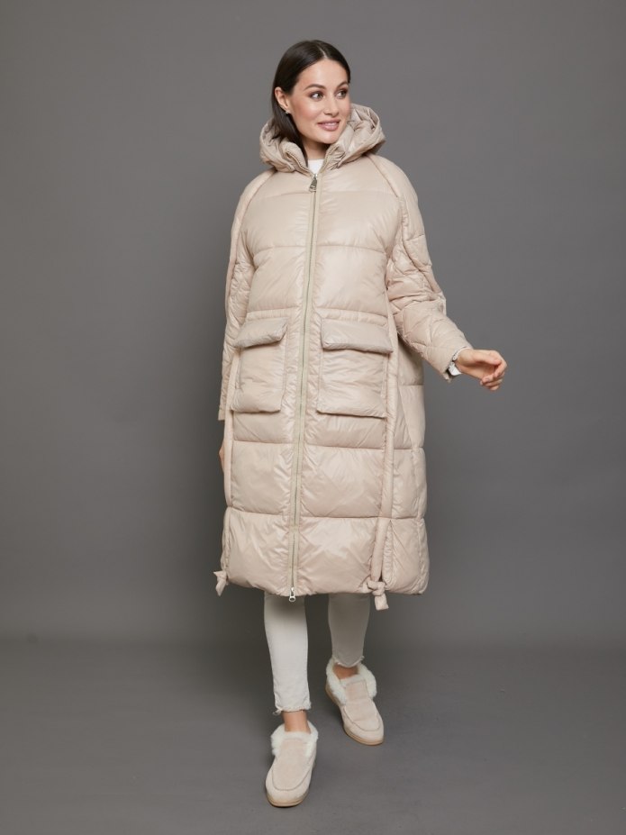 La Reine Blanche сиреневый пуховик