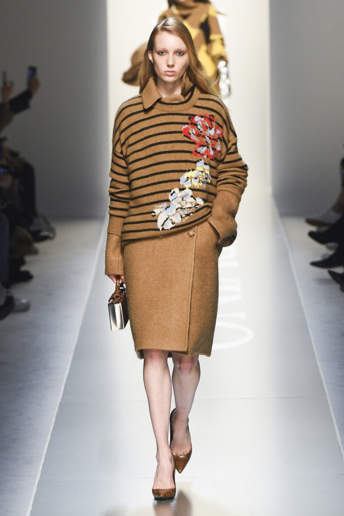 Пальто Oscar de la Renta осень 2019