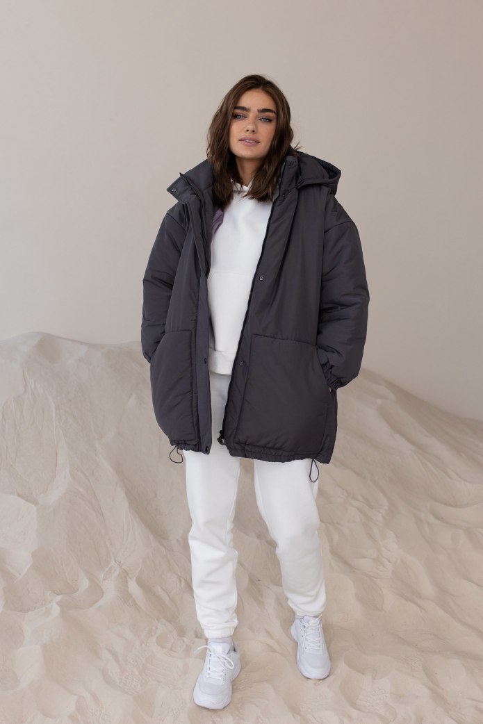 Nicole Benisiti Parka.Style NLJ 50465 Bronse
