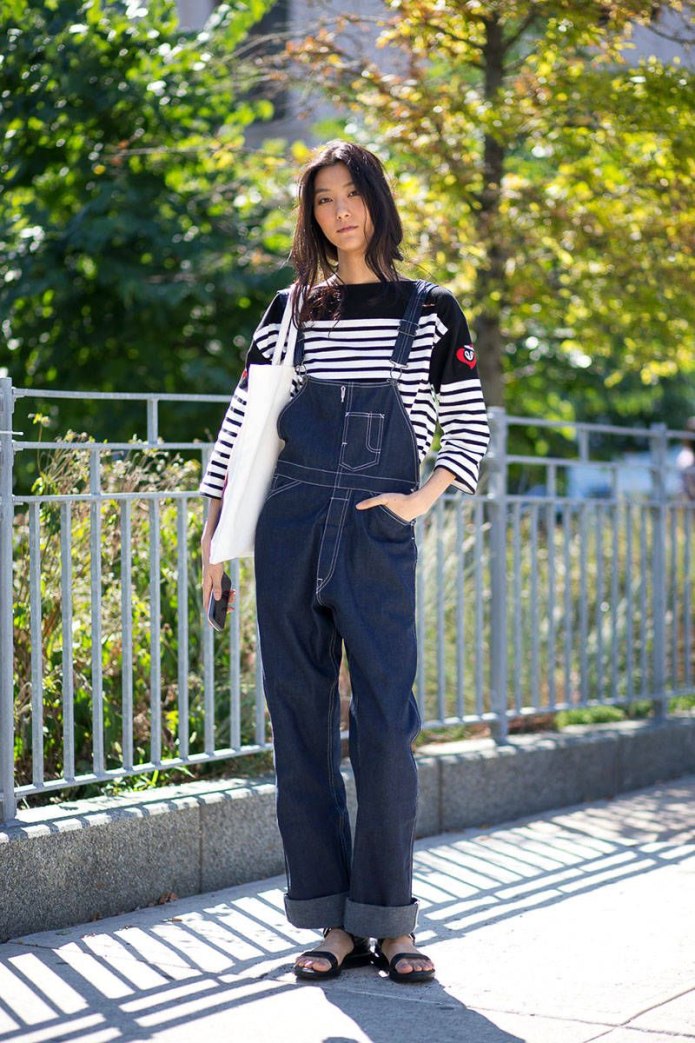 Джинсовый комбинезон Street Style