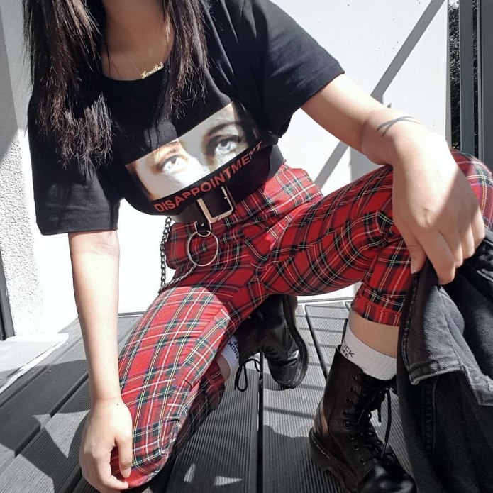 Goth outfit Грандж корейский