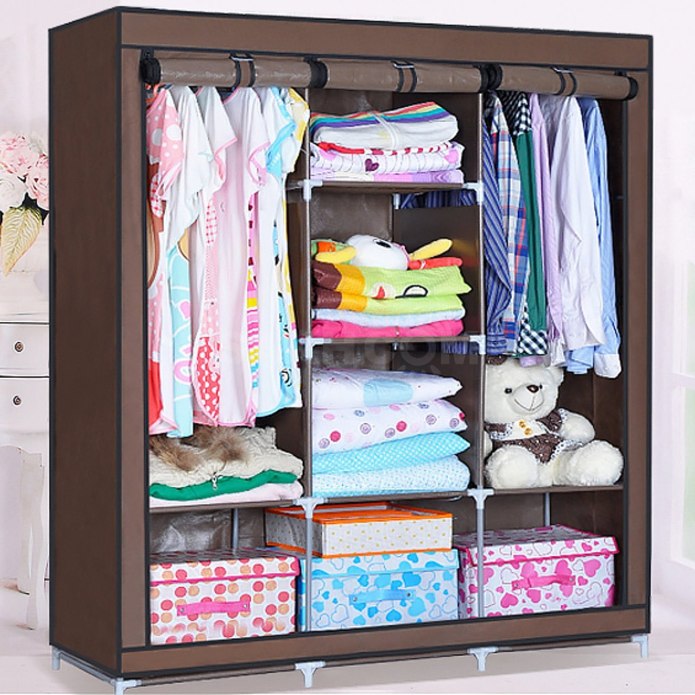 Складной каркасный тканевый шкаф Storage Wardrobe 88130