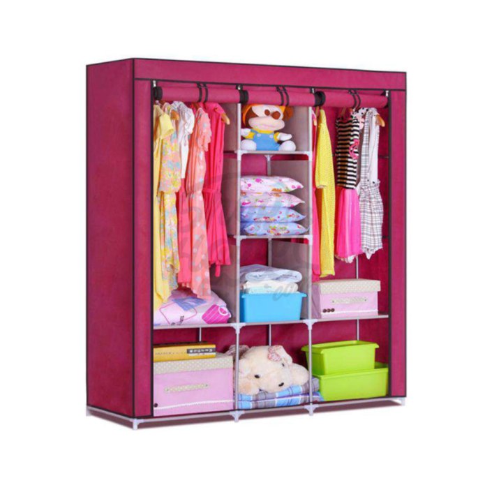 Складной каркасный тканевый шкаф Storage Wardrobe 88130