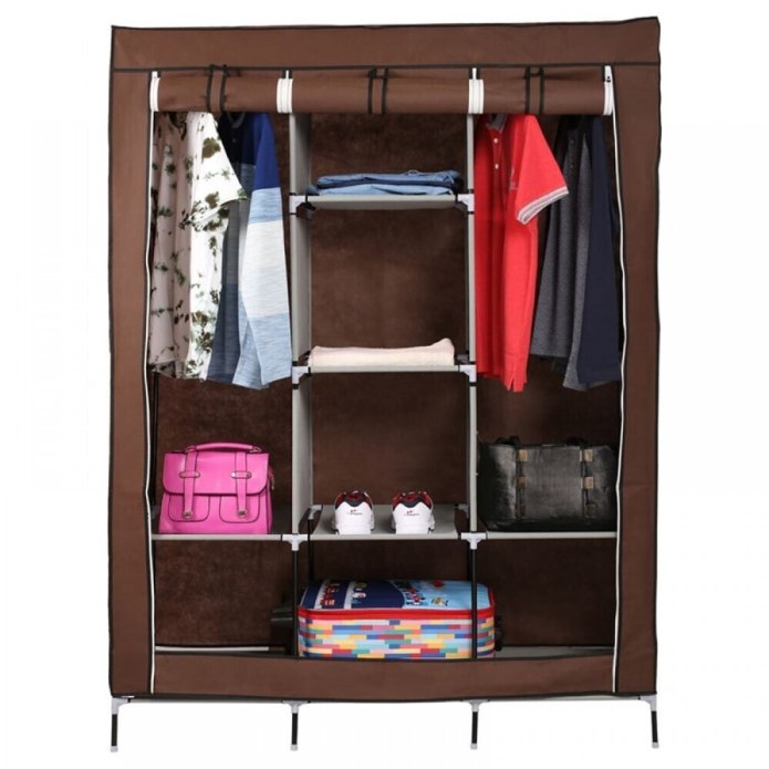 Складной каркасный тканевый шкаф Storage Wardrobe 88130