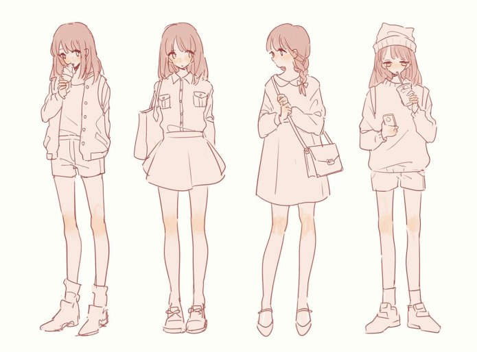 Идеи для рисования одежды