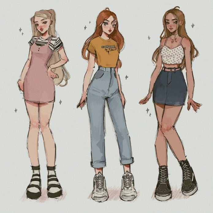 Платья для рисования