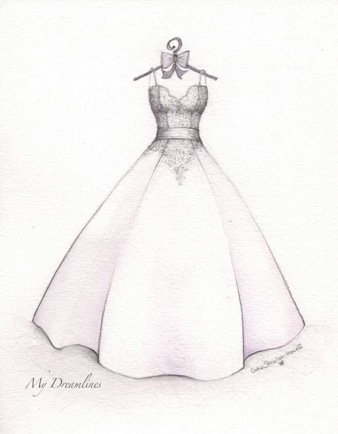 Эскизы Monique lhuillier