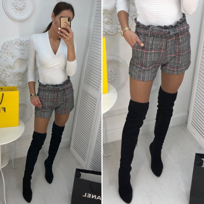 Шорты юбка look