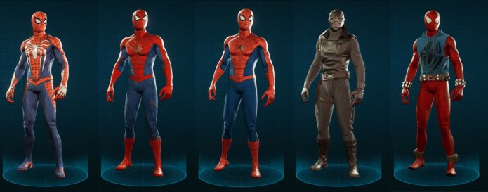 Spider man ps4 костюмы