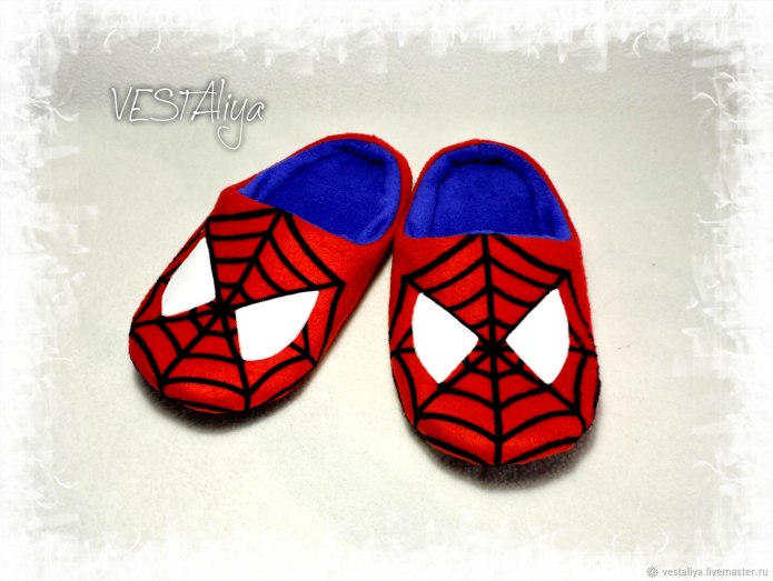 Тапочки Spider man
