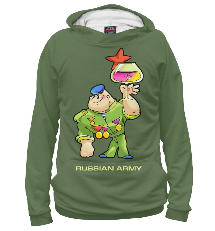 Красная армейская толстовка