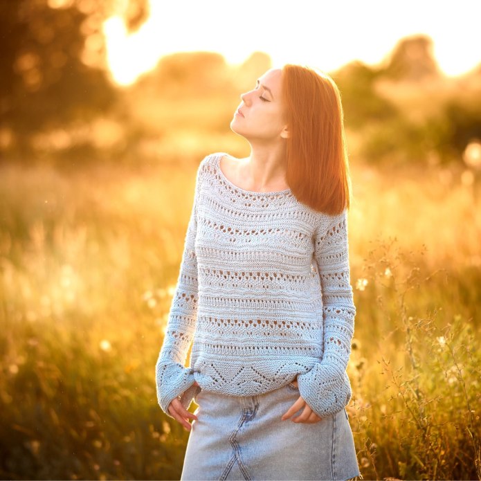 Ажурные свитера летние