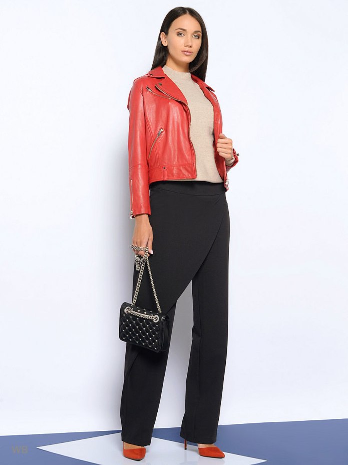 Zara брюки с запахом