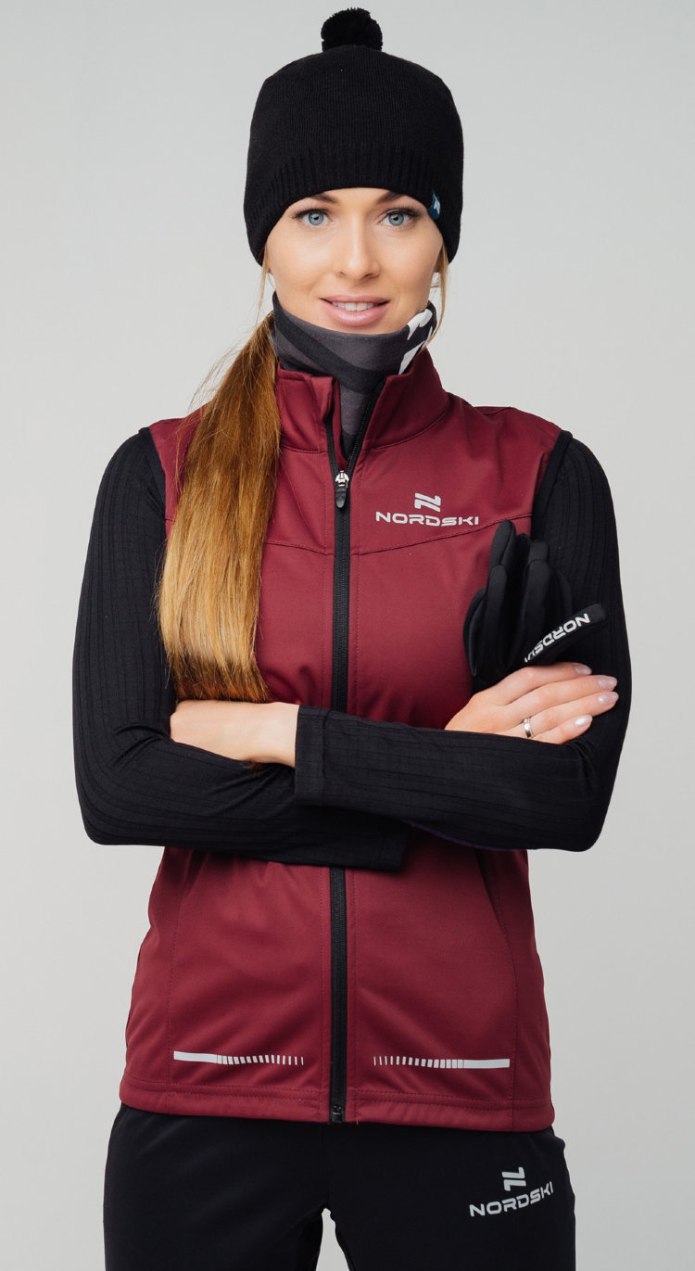Утепленный жилет Nordski Motion Purple nsk503733/nsj504733