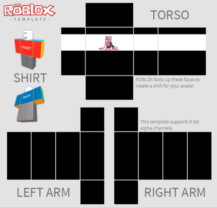 РОБЛОКС Shirt Template