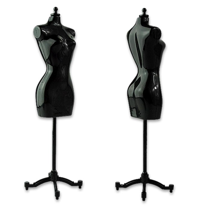 30cm Mini Mannequin Dress clothes Gown model Stand for Doll display Holder