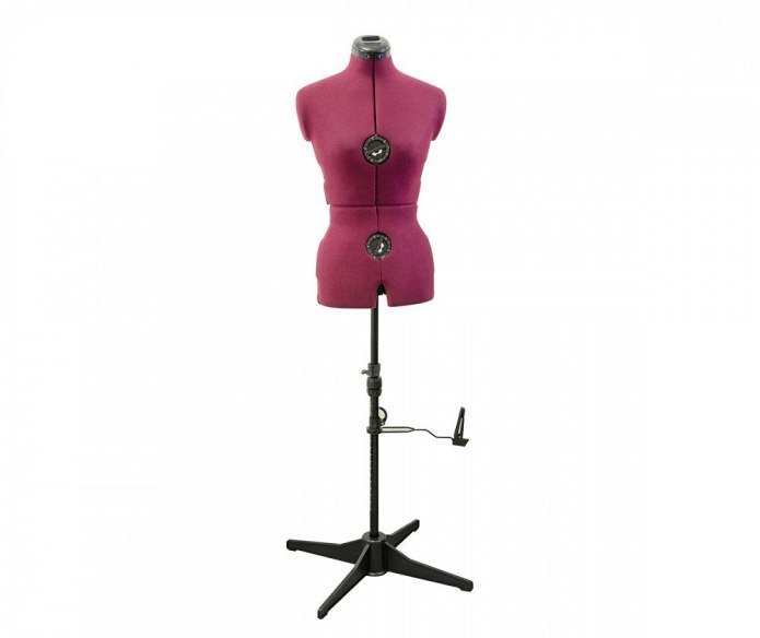 Манекен женский р46-56 раздвижной+стойка Adjustoform Tailormade m Fuchsia