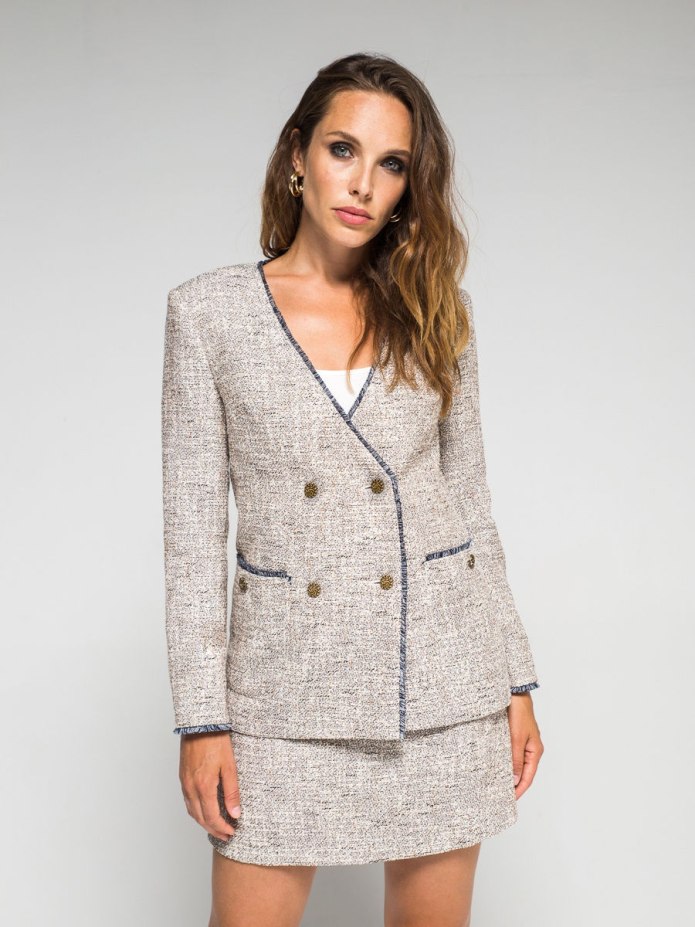 Твидовый жакет Sisley