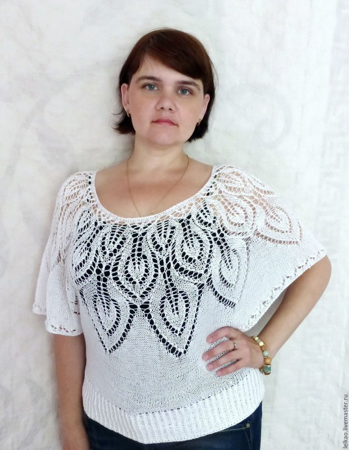 Ажурная кофточка